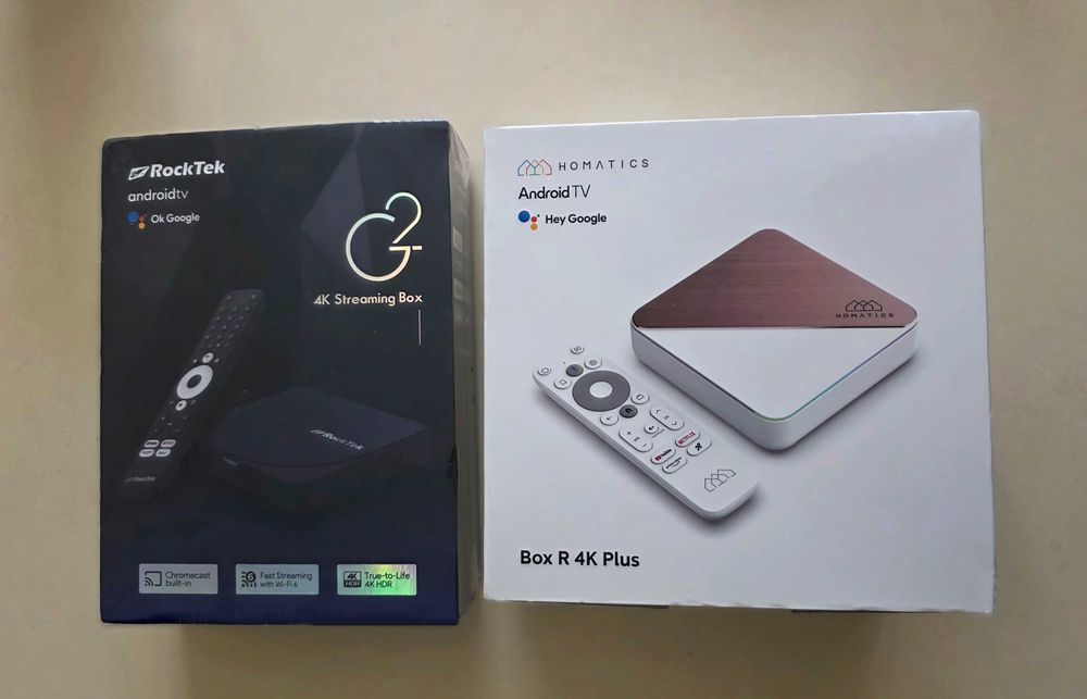 ТВ бокс медіаплеєр Rocktek G2 приставка Homatics Box R 4k Plus