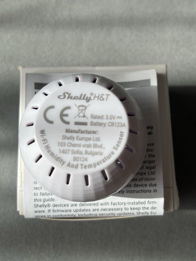 Shelly H&T, sensor wifi - czujnik temperatury i wigotnisci-Nowe#8