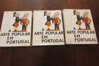 A arte popular em Portugal - 3 volumes
