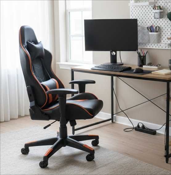 NOWY Fotel Gamingowy Dla Dziecka Obrotowy Krzesło Dla Gracza Do Biurka