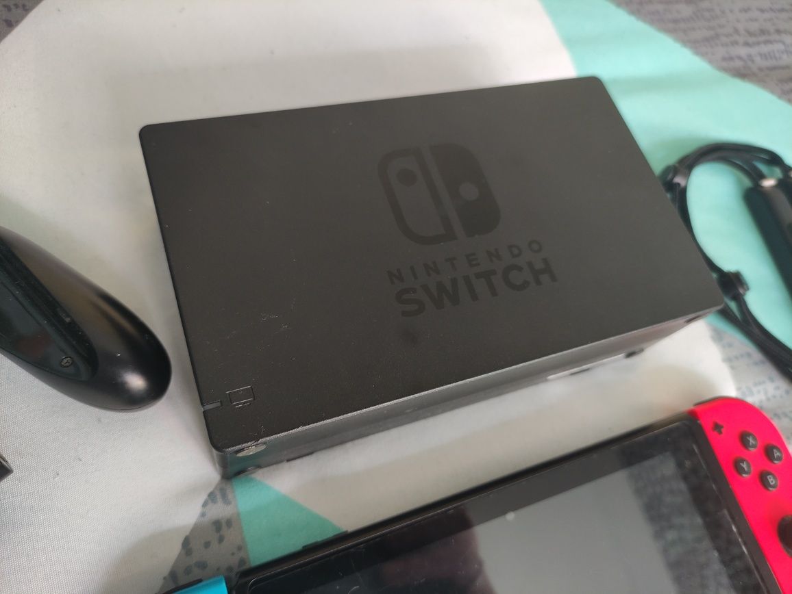 Nintendo Switch usada com Super Mario Maker 2