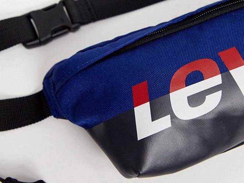 Поясная сумка бананка Levis. Сумка на пояс Ливайс, Левис