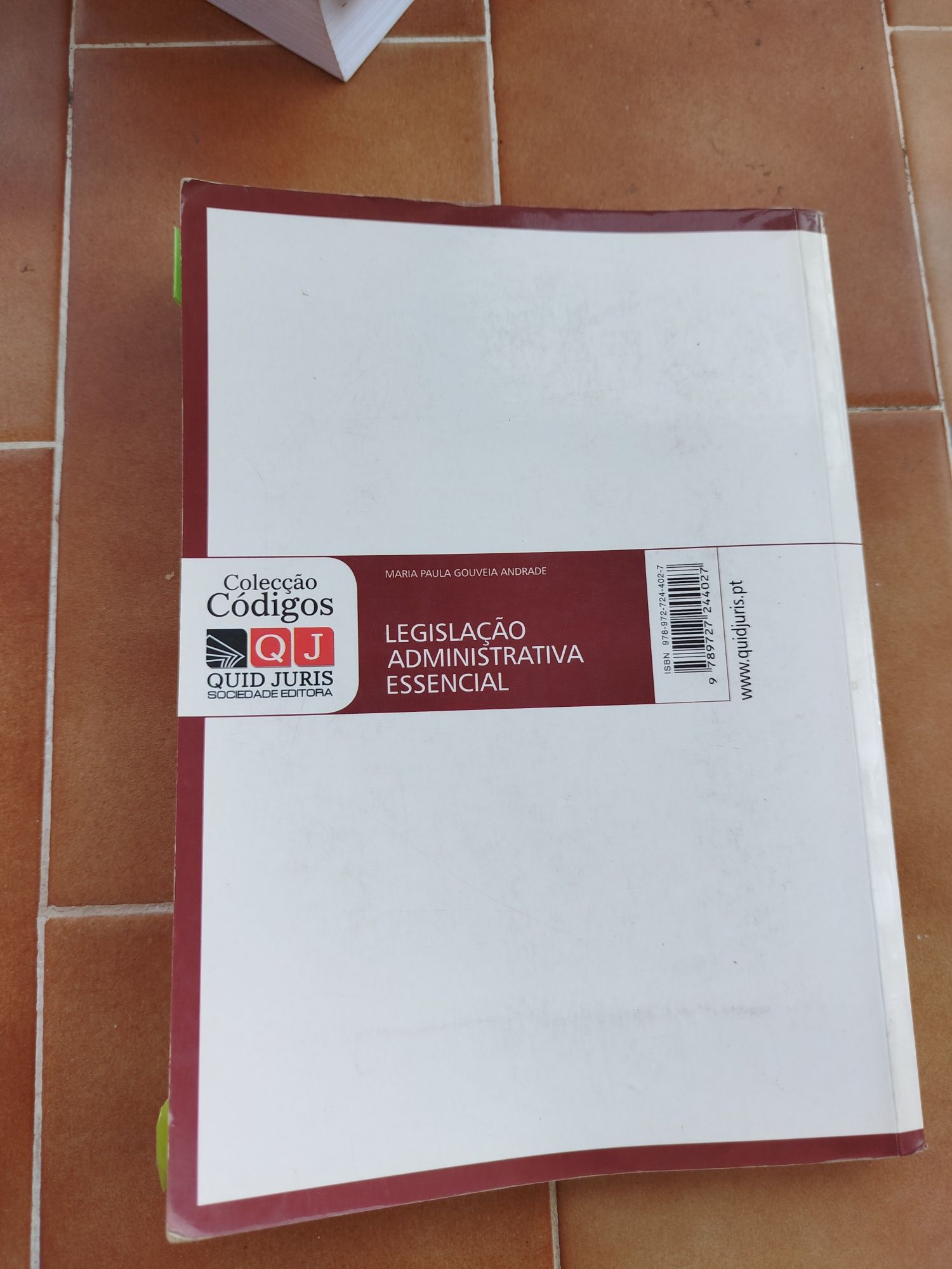 Livro Legislação Administrativa Essencial