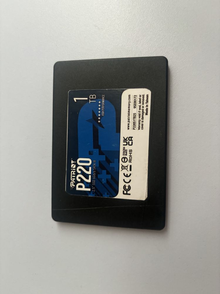 SSD накопитель PATRIOT P220 1 TB (P220S1TB25)