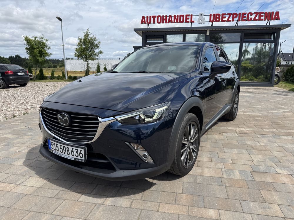 Mazda cx3,benzyna,4x4l,niski przebieg, perfekcyjna