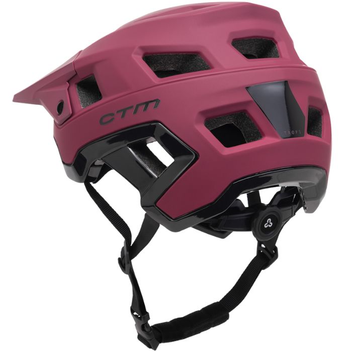 Kask Rowerowy Ctm Trops Burgundowy Mat L