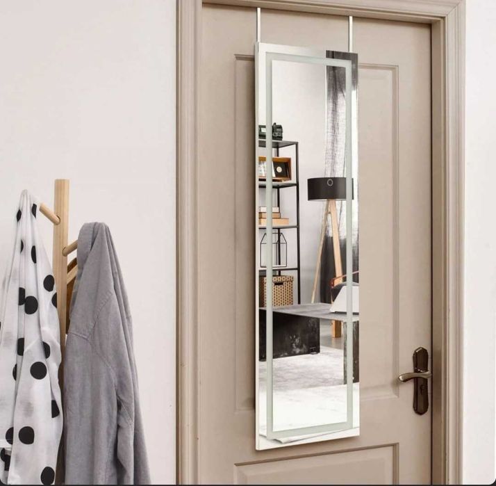 Pełnowymiarowe lustro z diodami