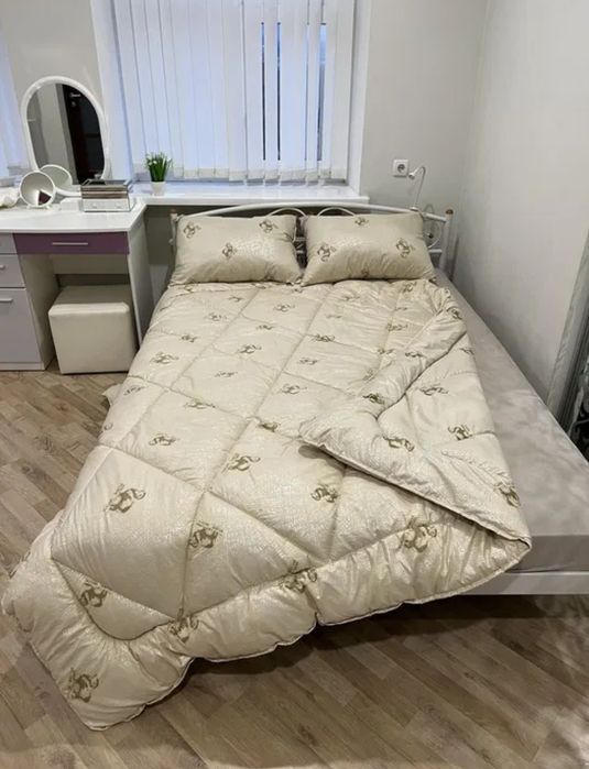 ШЕРСТЯНОЕ одеяло из овечьей шерсти | ТЕПЛОЕ одеяло | Зима  , до -25