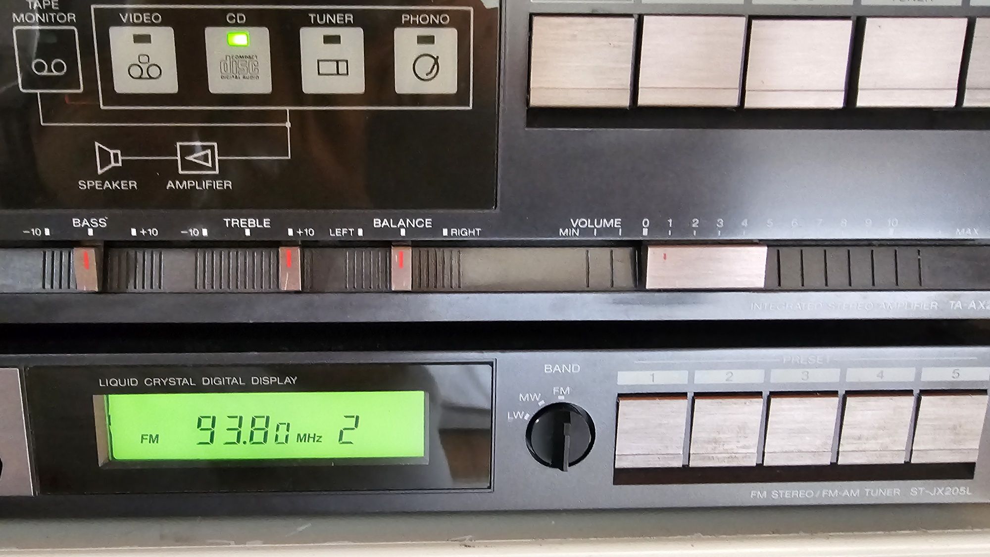 Amplificador Tuner CD