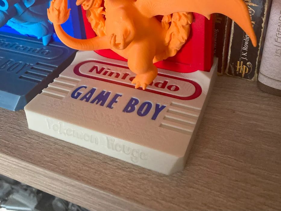 Suporte Cartucho Game Boy Pokemon (Bleu Tortank)