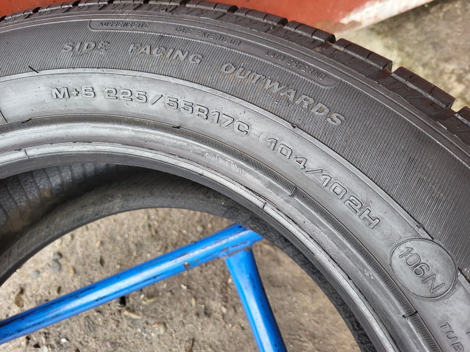 225/55/17C R17C GOODIYEAR CARGO Vector 2шт ціна за 1шт шини