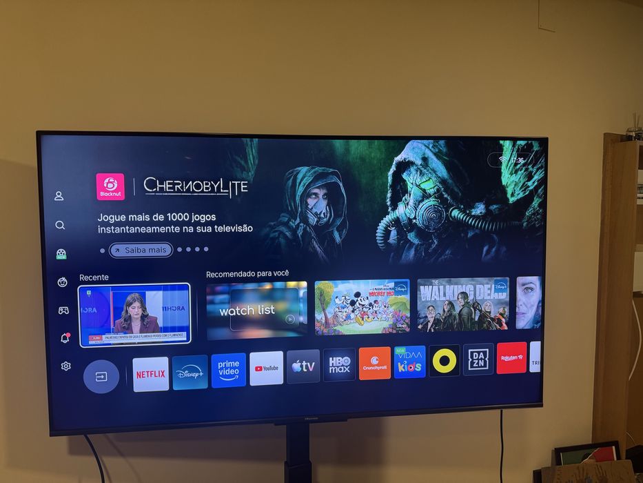 Televisão - hisense 4k