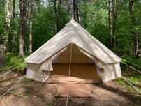 Namiot Glampingowy 5x5 , kemping, glamping, działka