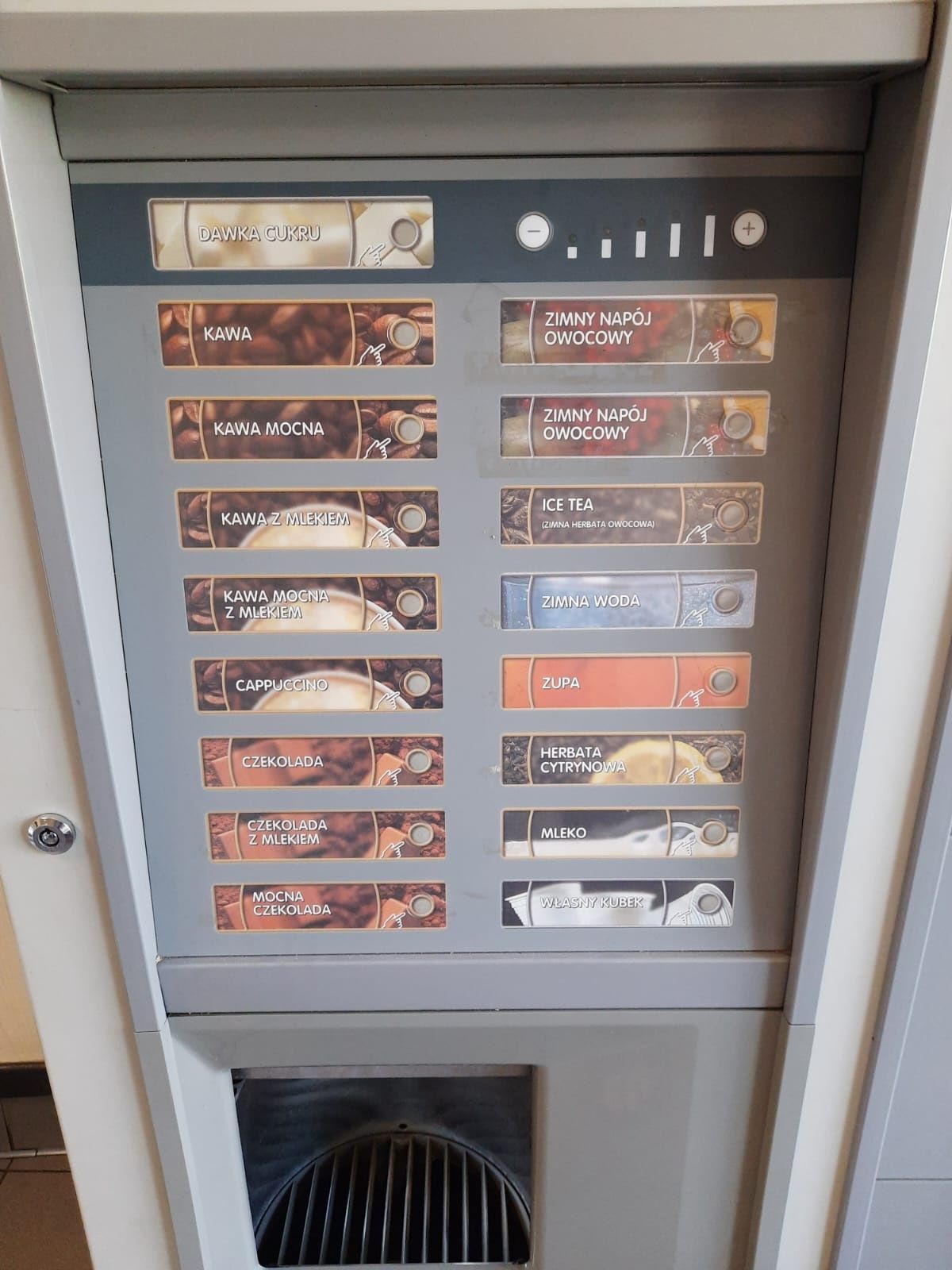 ZANUSSI SPAZIO automat do kawy, herbaty, napojów zimnych i ciep