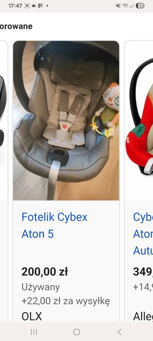 Fotelik cybex, 0-13