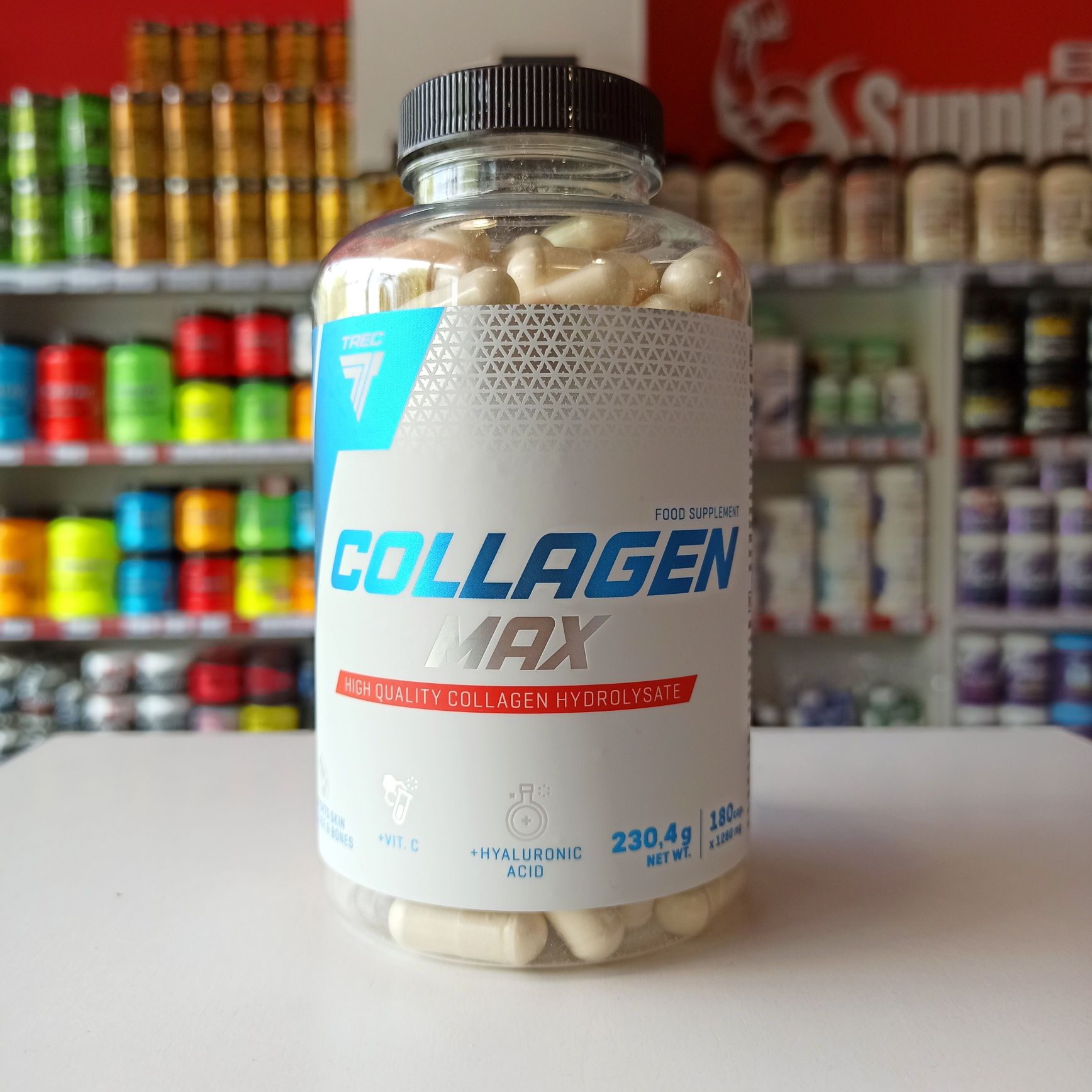 TREC Collagen MAX 180kaps Kolagen Zdrowe Stawy Ścięgna Więzadła