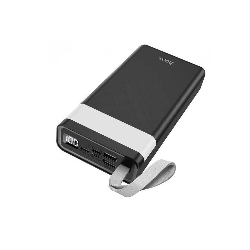 Павер банк з ліхтариком Power Bank Hoco 30000 mAh, повер банк