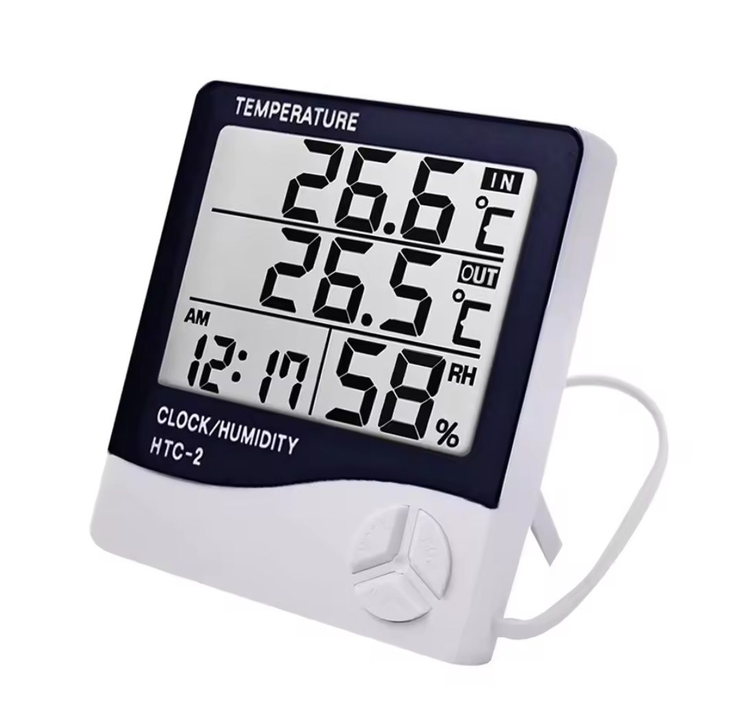 Termometr Higrometr z czujnikiem temperatury zewnętrznej