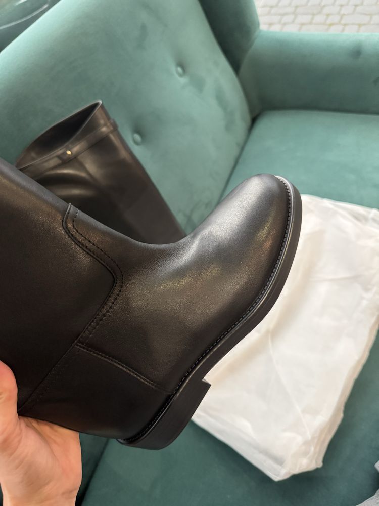 Чоботи з натуральної шкіри, massimo dutti