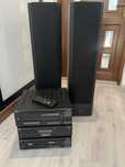 Wieża Eltra Unitra ATS 361, EQ 361, CD 360. Kolumny Polaris 180 Diora