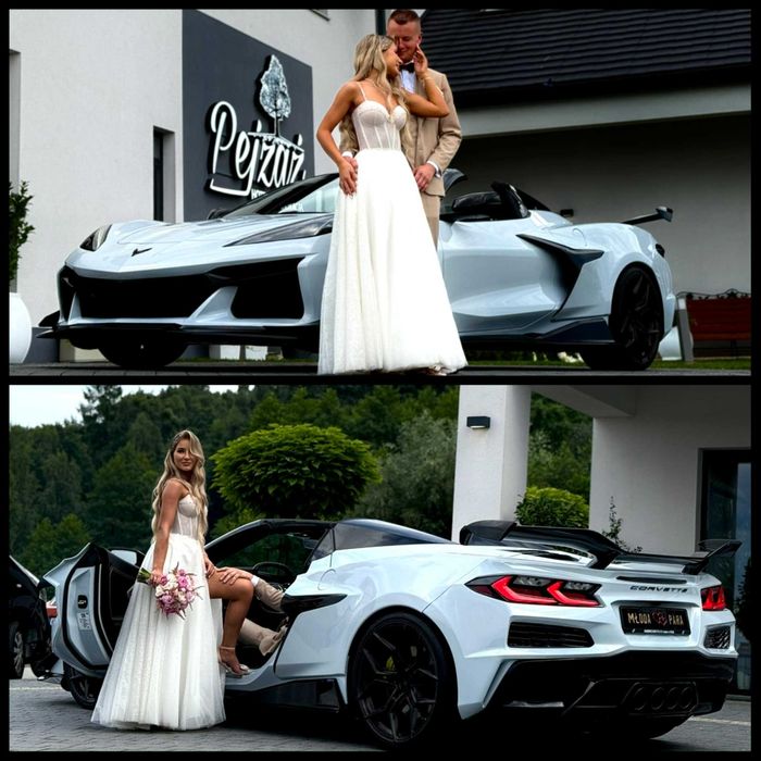 Wynajem Samochód do ślubu Corvette Mustang Audi Maserati