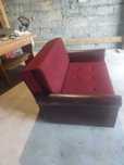 Sofa amerykanka/ kanapa rozkładana, dwuosobowa, z półką na bieliznę,