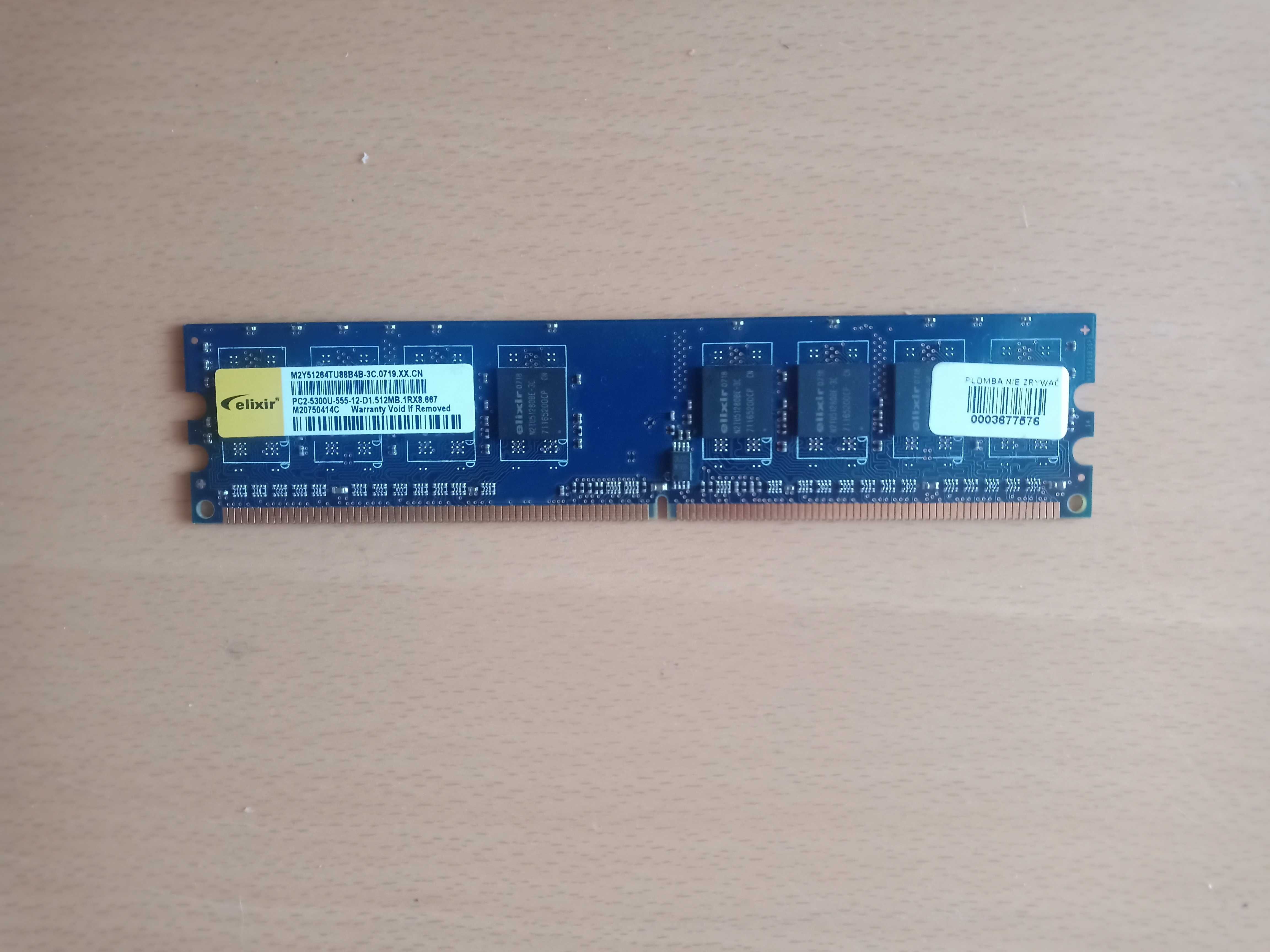 Pamięć 1GB ram DDR2 800 MHz 6400