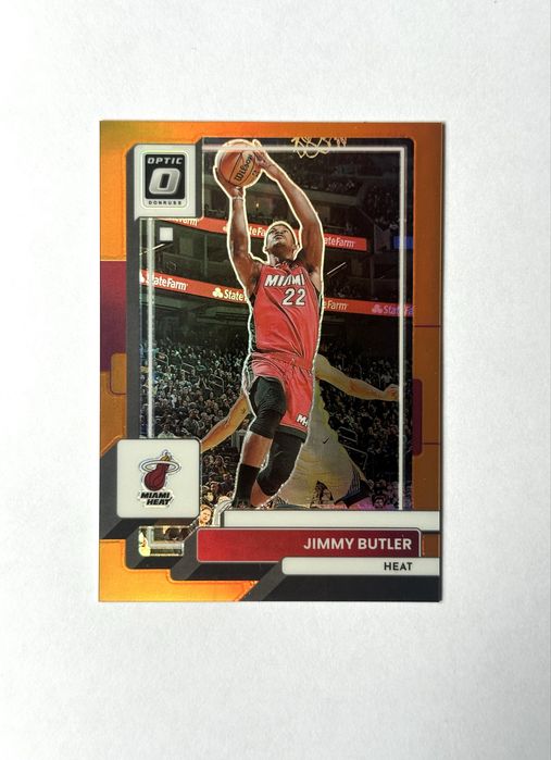 Karta NBA Jimmy Butler Panini Dornuss Optic Orange Prizm numerowana