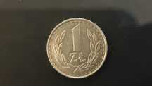 Moneta 1zł.PRL.1985-Piękna Mennicza, rzadkie
