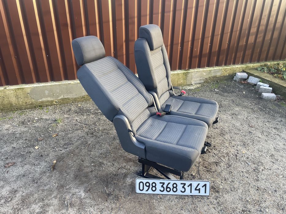 Сидіння полуторка спарка trafic 3 сидения vivaro водійське primastar