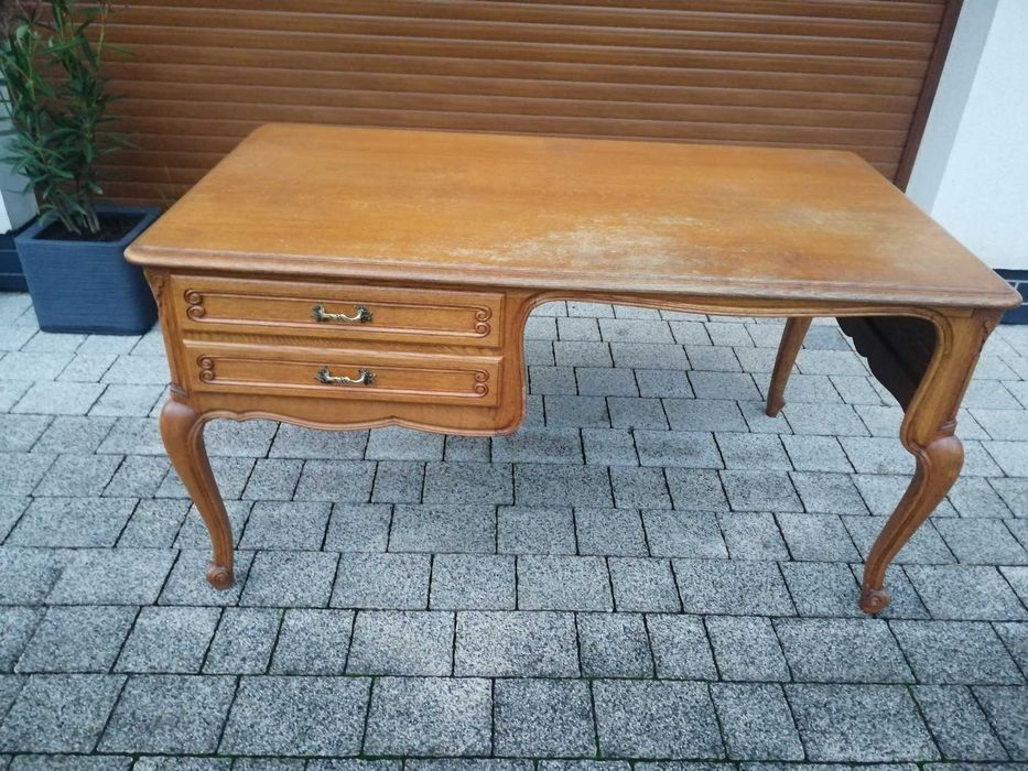 Konsola dębowa/stolik/biurko.