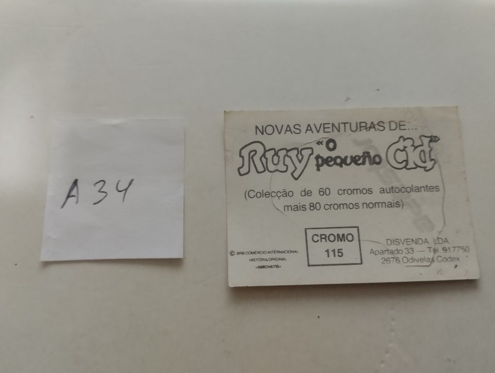 A5 Cromos de várias coleções
