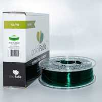 Filamento 3D PLA/PHA GREEN TRANSPARENT 1,75mm /750g