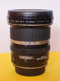 Obiektyw Canon EF-S 10-22mm 1:3.5-4.5 USM plus dodatki