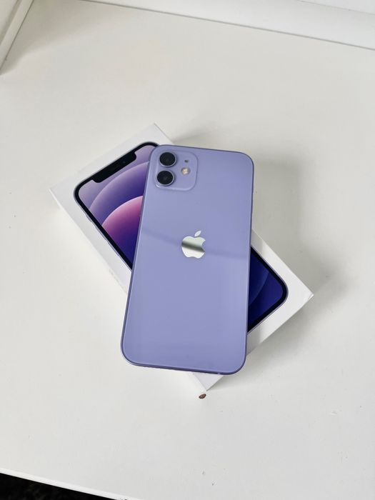 iPhone 12 64GB purple, używany 1 rok