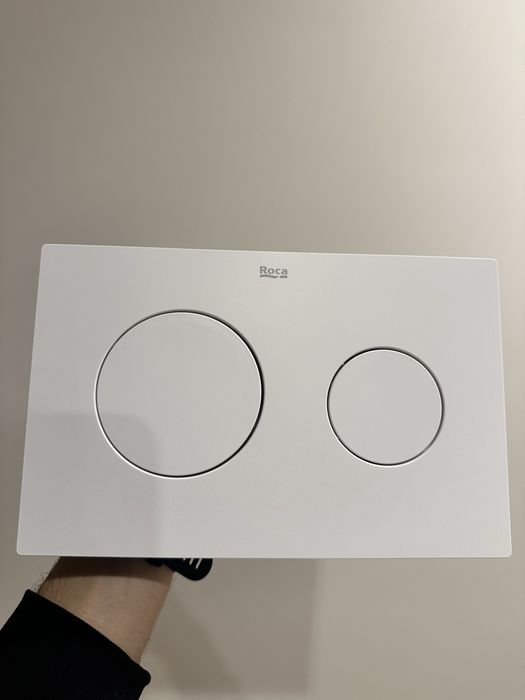 Przycisk WC Roca PL10 Dual Matt White