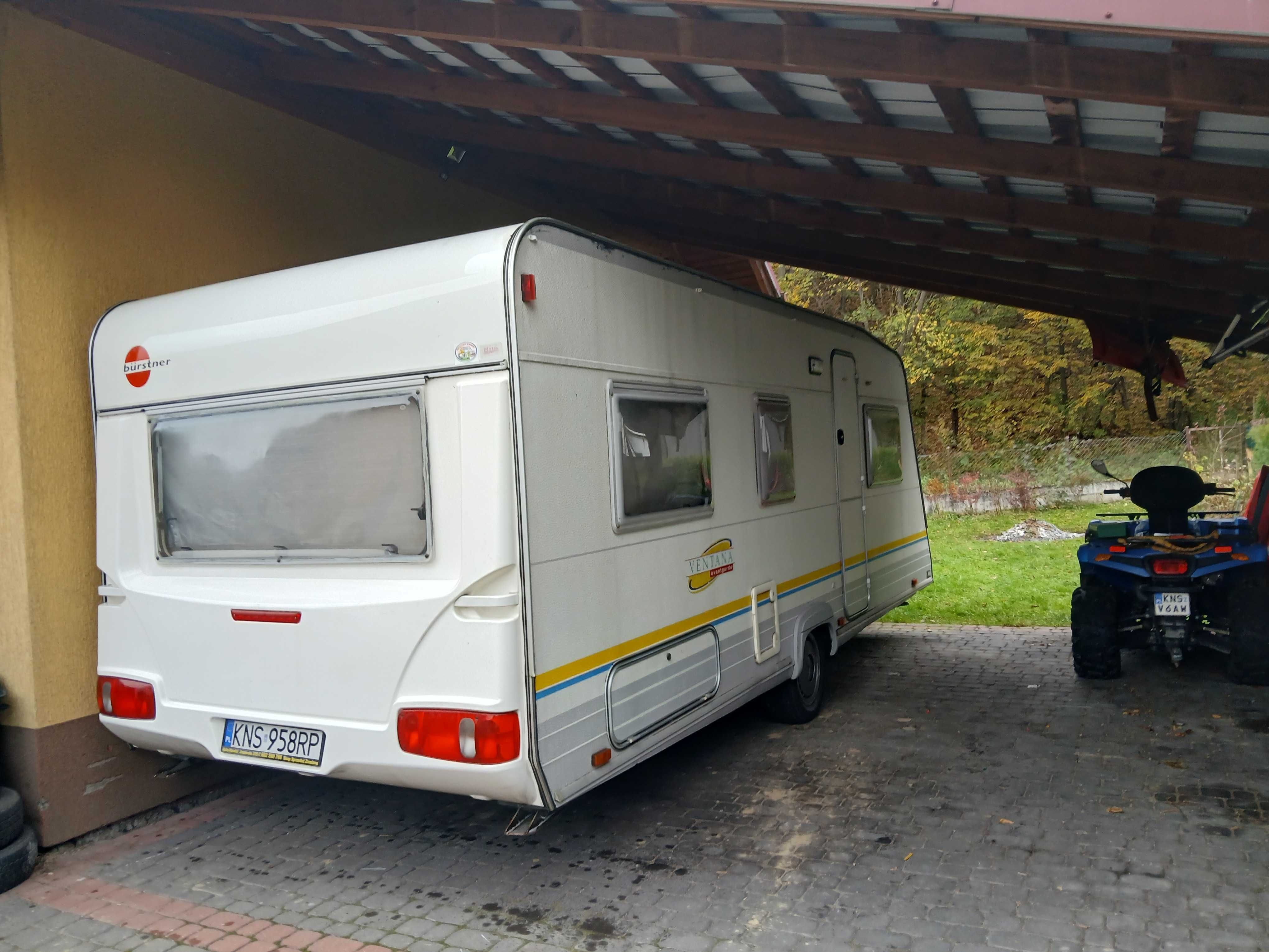 Przyczepa kempingowa Burster Ventana ,Przedsionek,Zarejestrowana