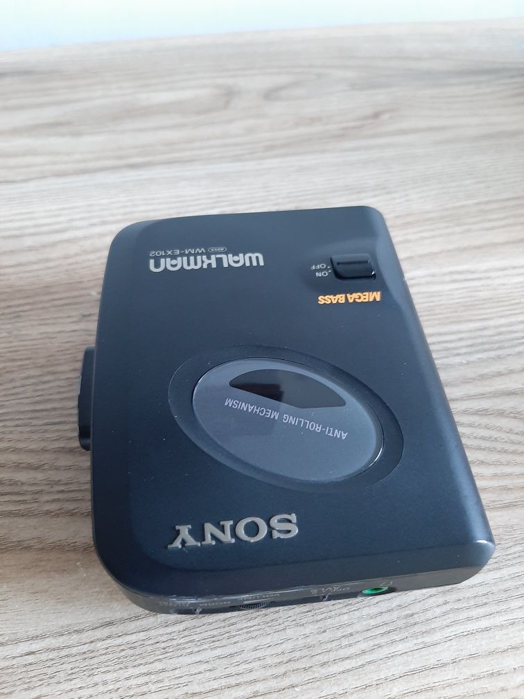 SONY WALKMAN WM-EX102_Nowy,pudełko,słuch. SONY /nowe paski.
