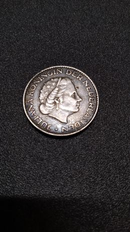 Монета 1 гультен 1957 рік