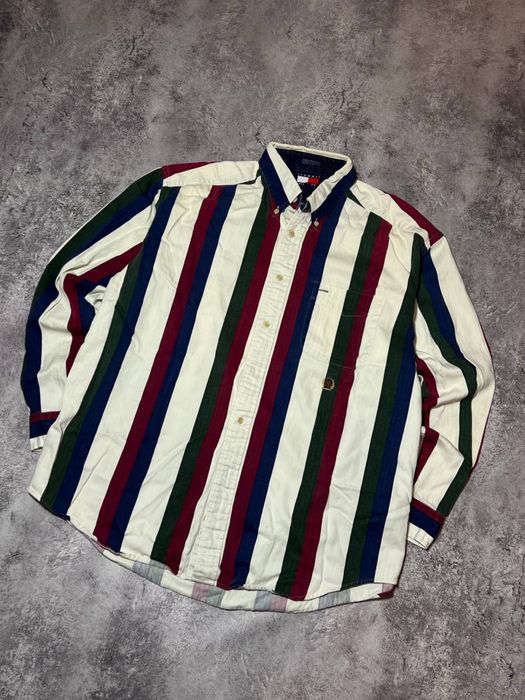 Винтажная рубашка Tommy Hilfiger 90-x