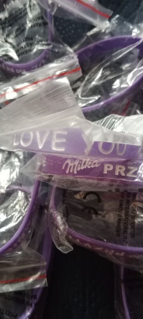 NOWA Bransoletka MILKA ,, przytul mnie,,