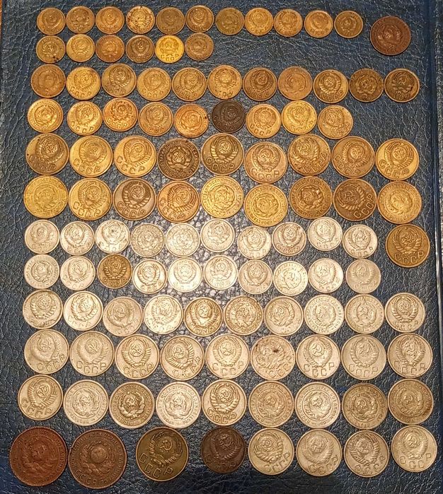 Монеты 113 шт. СССР 1924-57