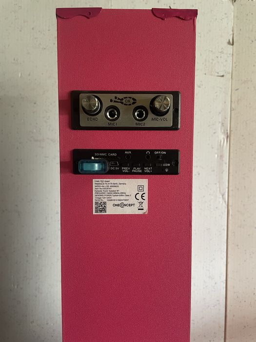 Колонка-караоке One Concept TALLGIRL (Германия)