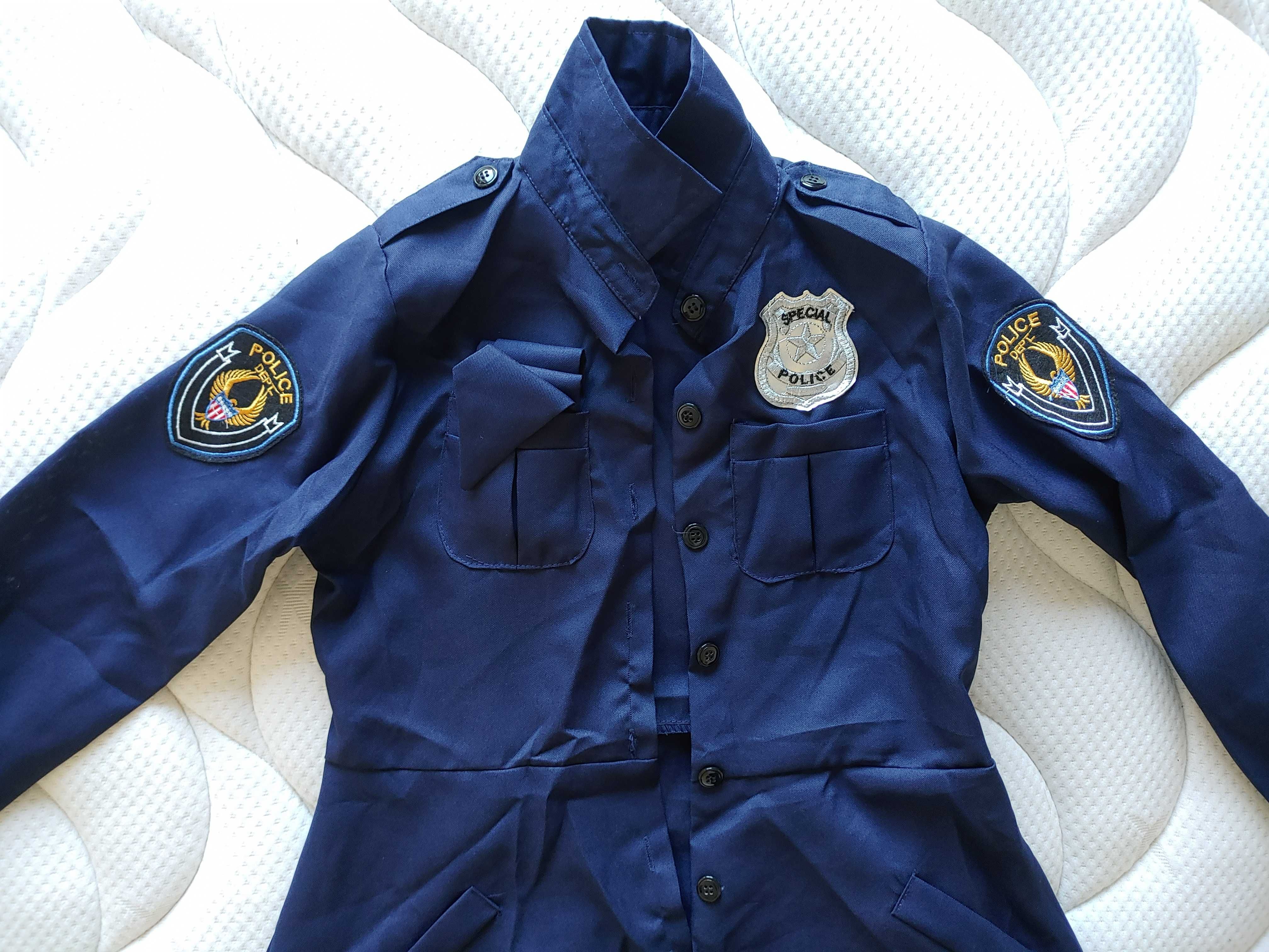 Disfarce menina de policia 7-10 anos