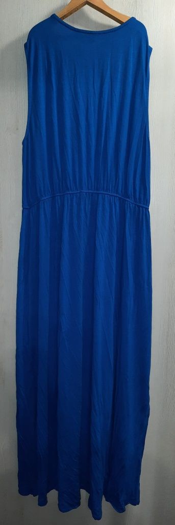 Довге синє плаття,плаття в пол