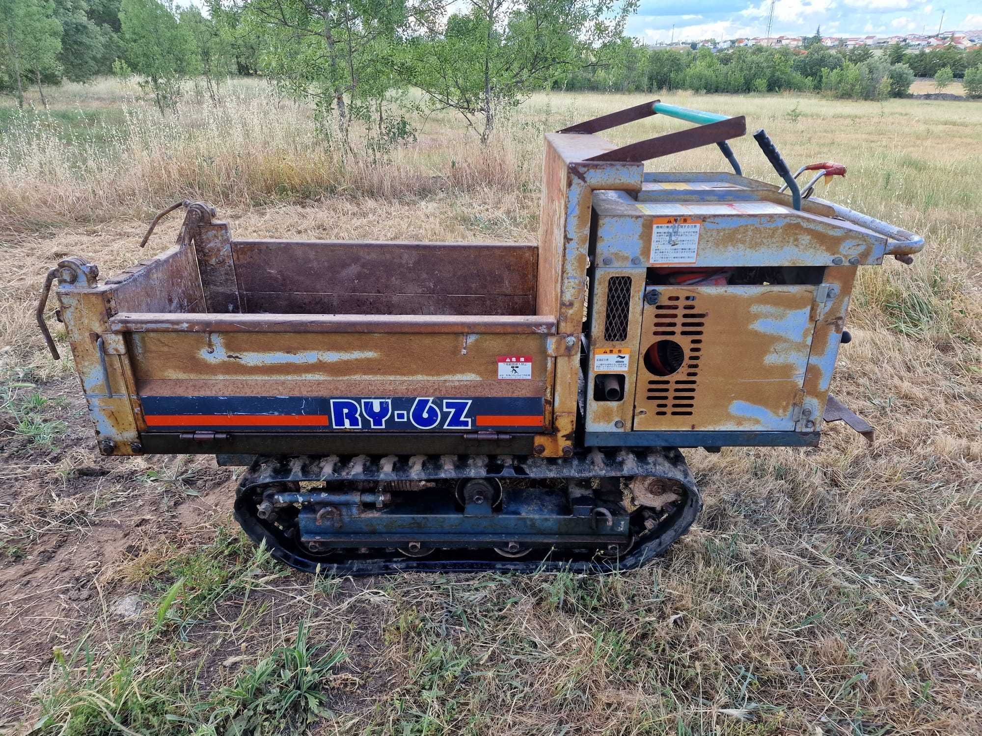 Mini dumper / Carro de mão de lagartas Kubota RY-6Z basculante