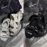 Босоніжки сандалі Balenciaga 3XL білі та чорні