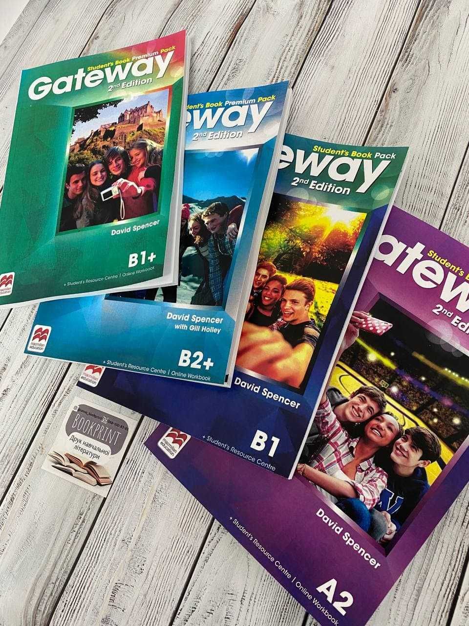 Gateway 2nd edition A2,B1,B1+,B2+ (книга+зошит)