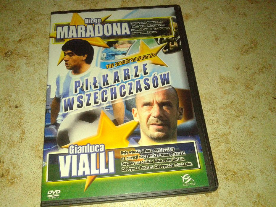 Piłkarze wszechczasów (DVD) Maradona, Pele, Zidane i inni