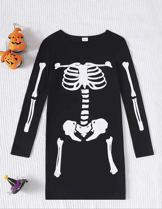 Сукня Скелет на Хелловін